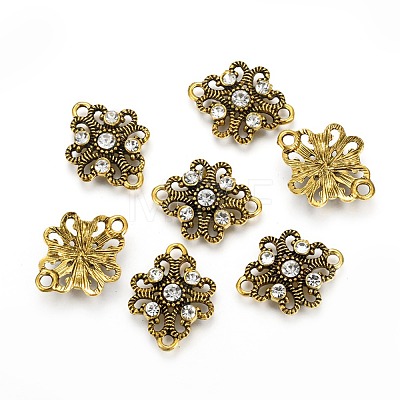 Tibetan Style Alloy Links Connectors PALLOY-P188-01AG-RS-1