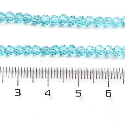 Transparent Glass Beads Strands EGLA-A035-T3mm-D08-1