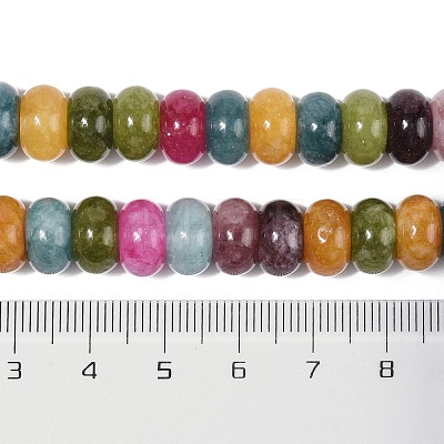 Dyed Natural White Jade Beads Strands G-G107-A10-01-1