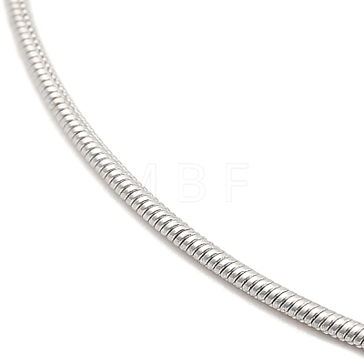 304 Stainless Steel Snake Chain Necklace for Women NJEW-G104-01P-1