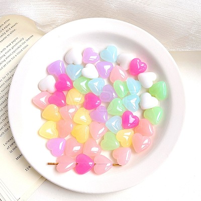 Imitation Jelly Style Acrylic Beads X-OACR-L016-16-1