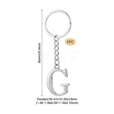 Alloy Keychains KEYC-TADJ0001-11G-1