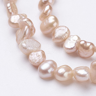 Natural Cultured Freshwater Pearl Beads Strands PEAR-P002-53D-1