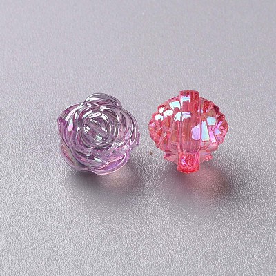 Transparent Acrylic Beads TACR-S154-33C-1