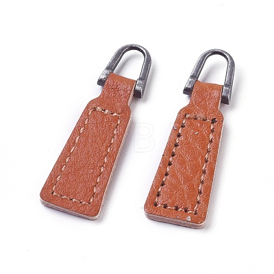 PU Leather Zipper Puller FIND-WH0044-01B-1