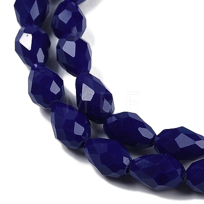 Opaque Solid Color Beads Strands EGLA-N013-P6mm-D03-1