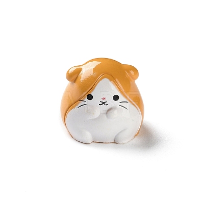 Resin Hamster Display Decoration AJEW-S037-06-01-1