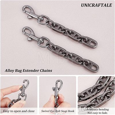 Alloy Bag Extender Chains DIY-WH0304-427B-1