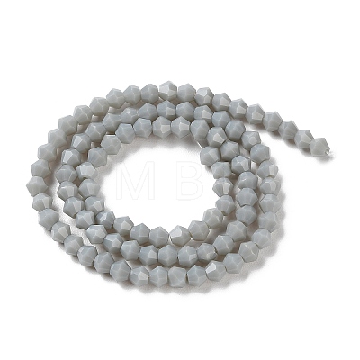 Opaque Solid Color Imitation Jade Glass Beads Strands EGLA-A039-P4mm-D14-1