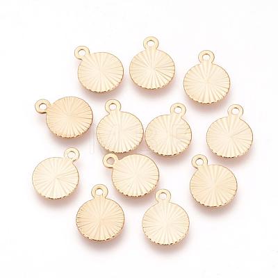 Brass Charms KK-R037-223G-1