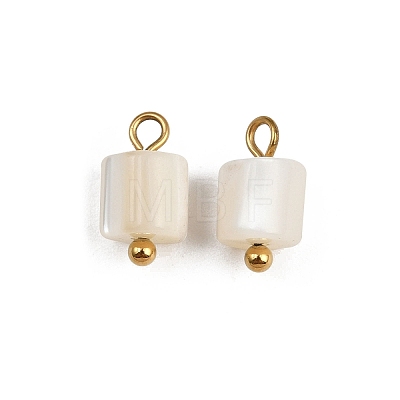 Natural Shell Column Charms X1-STAS-D378-32G-1