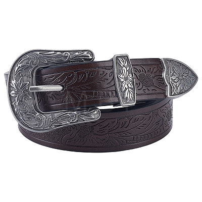 1Pc Retro PU Leather Chain Belts AJEW-CL0005-62-1