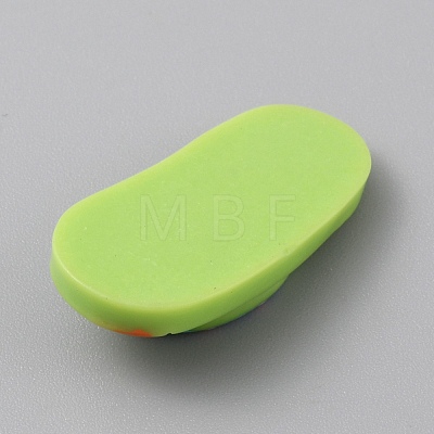 Opaque Resin Cabochons LS-RESI-WH0077-30A-1