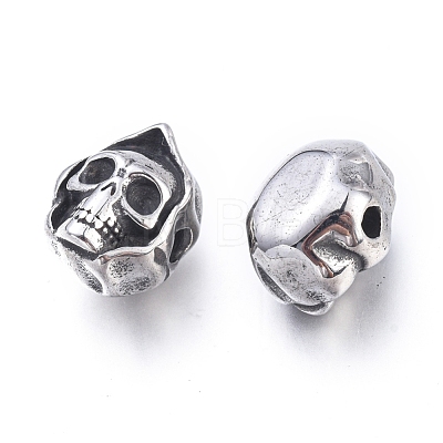 Halloween 304 Stainless Steel Beads STAS-F243-19AS-1