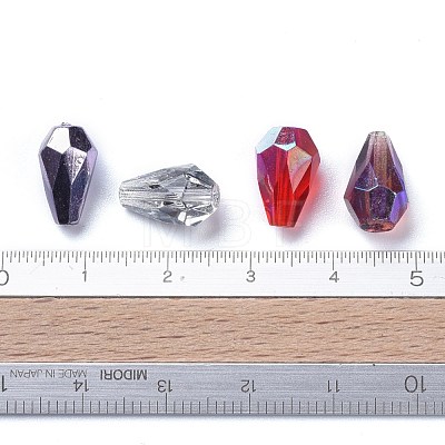 Electroplate Czech Glass Beads GLAA-O018-15-1