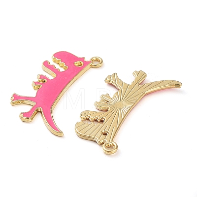 Rack Plating Alloy Enamel Pendants FIND-Q099-01G-02-1