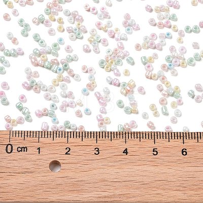 Opaque Colours Luster Glass Seed Beads SEED-A030-11D-1
