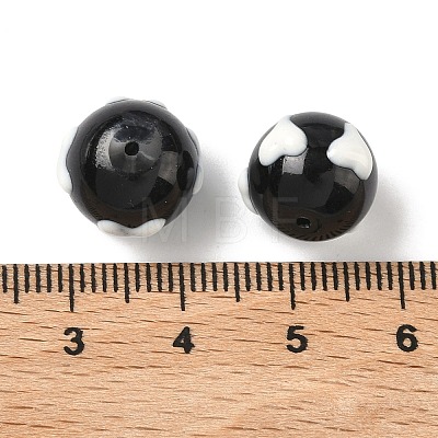 Handmade Glass Enamel Beads GLAA-K070-45C-1