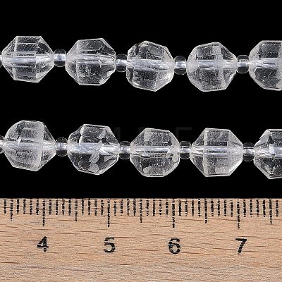 Natural Quartz Crystal Beads Strands G-O201B-103F-1