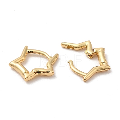 Rack Plating Brass Hoop Earrings EJEW-Q773-11G-1