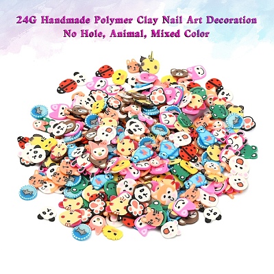 24G Handmade Polymer Clay Nail Art Decoration CLAY-YW0001-17B-1