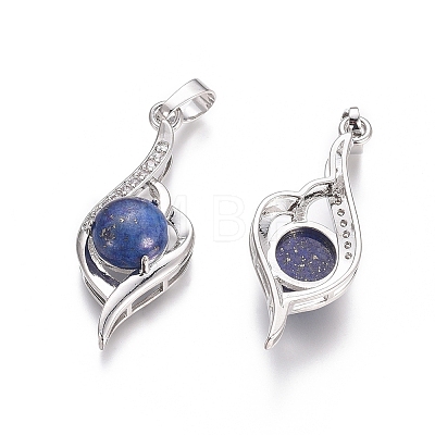 Natural Lapis Lazuli Pendants X-G-L512-G10-1