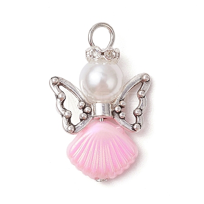 3Pcs 3 Colors Glass Pearl Pendants PALLOY-JF03471-1