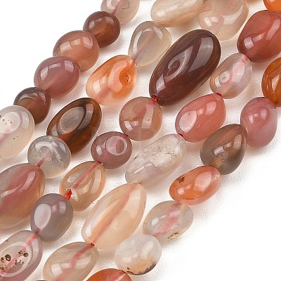 Natural Agate Beads Strands G-P623-A02-01-1
