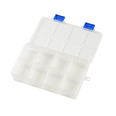 (Defective Closeout Sale: Yellowing) 8-Gird Plasitc Organizer Storage Boxes CON-XCP0002-71-1