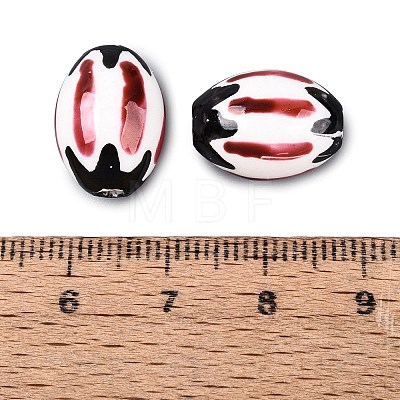 Handmade Porcelain Beads PORC-Q007-08C-1