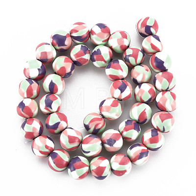 Handmade Polymer Clay Beads Strands CLAY-N008-054-03-1