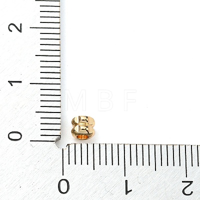 Rack Plating Brass Beads KK-A196-03KCG-1