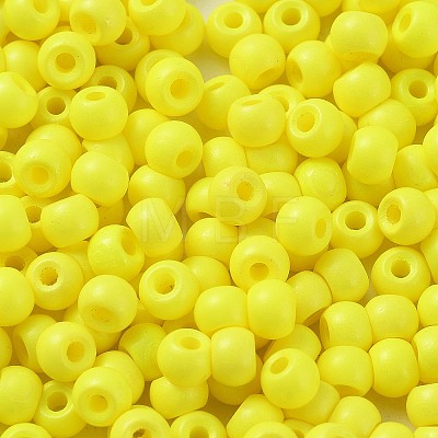 Baking Paint Glass Seed Beads SEED-H002-I-B501-1