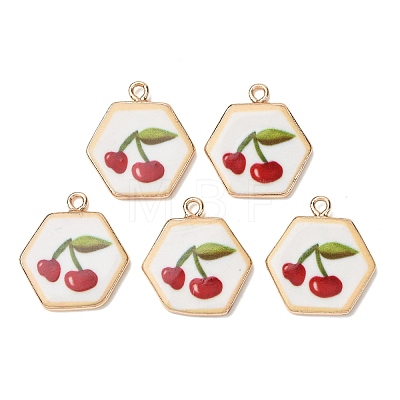 Printed Brass Pendants KK-B175-01G-02-1