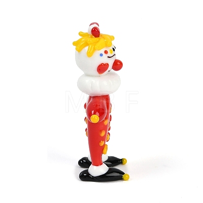 Handmade Lampwork Clown Display Decorations LAMP-Q005-12I-1