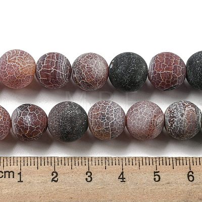 Natural Weathered Agate Beads Strands G-P538-A01-01-1