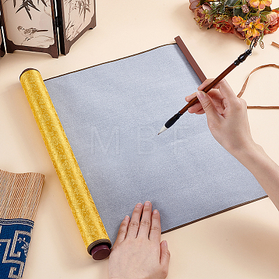 Brocade Chinese Calligraphy Brush Water Writing Magic Cloth AJEW-WH0609-814-1