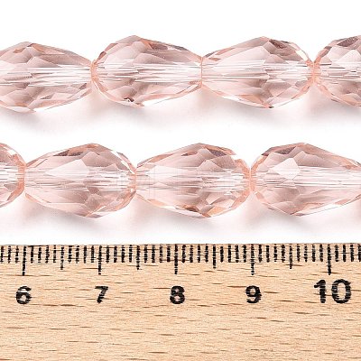 Transparent Glass Beads Strands EGLA-N013-T10mm-D22-1