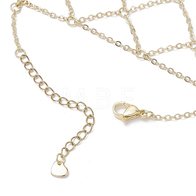 Brass Cable Chains Ring Bracelets for Women BJEW-JB11578-01-1