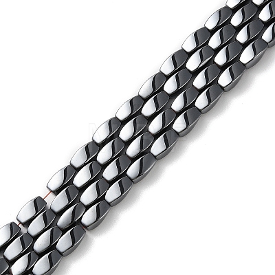 Non-Magnetic Synthetic Hematite Beads Strands IM601-6x12-1