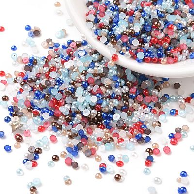 ABS Plastic Cabochons OACR-S012-2mm-ZM-1