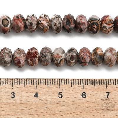 Natural Leopard Skin Jasper Beads Strands G-Z111-A23-1
