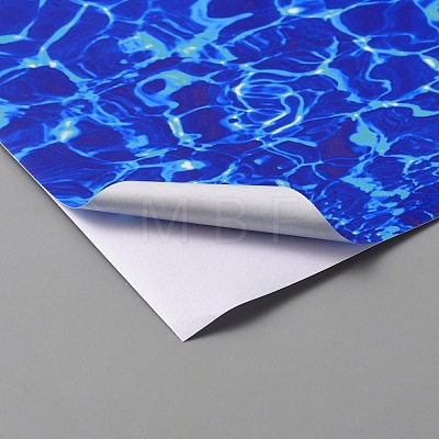 Coated Paper Water Ripple Stickers DIY-WH0399-40A-1