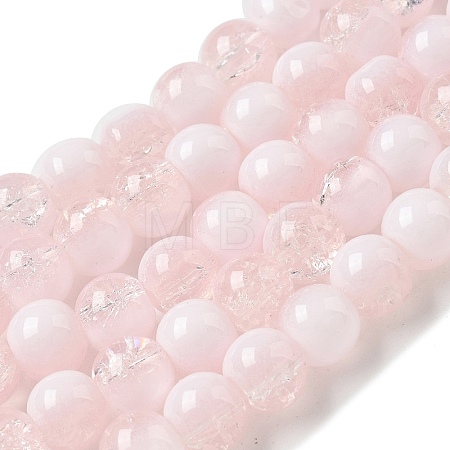 Crackle Glass Beads X1-GLAA-U001-8mm-12-1