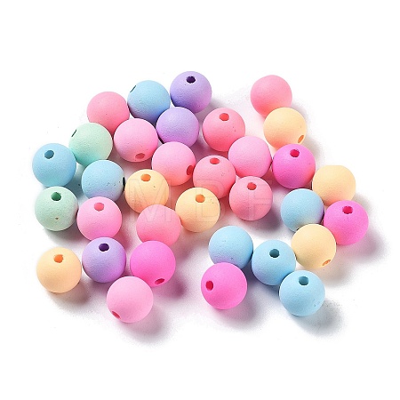 Opaque Acrylic Beads X1-OACR-Z013-40A-1