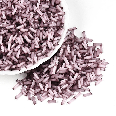 Glass Bugle Beads X-SEED-N007-28B-1