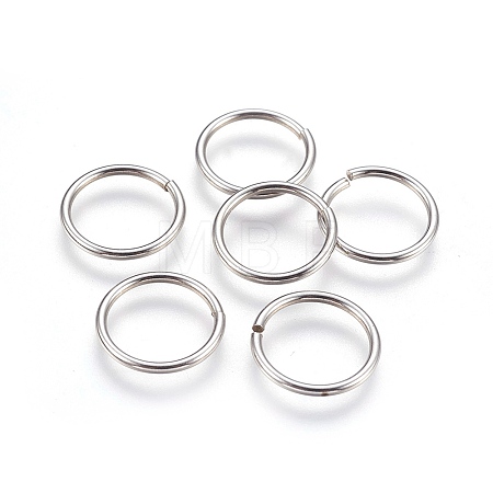 Tarnish Resistant 304 Stainless Steel Saw Cut Open Jump Rings STAS-P212-25P-21-1