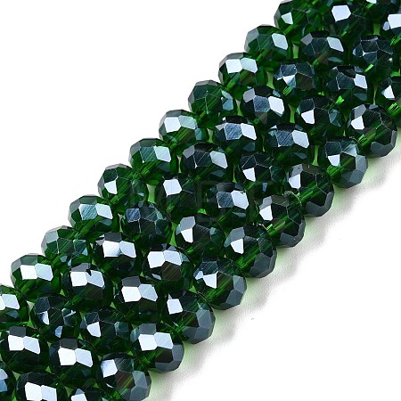 Electroplate Glass Beads Strands EGLA-A044-T8mm-A24-1