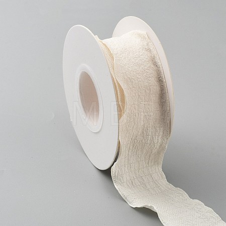 10 Yards Polyester Ruffled Ribbons X1-OCOR-TAC0034-06I-1