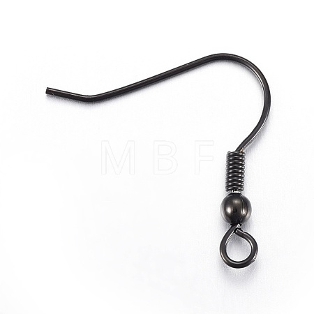 Stainless Steel Earring Hooks Ion Plating(IP) X-STAS-L211-16-B-1